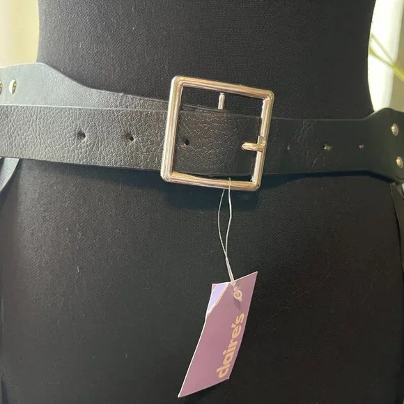 Claire's Metal Studded Fringe Belt (NEW) - Picture 3 of 4